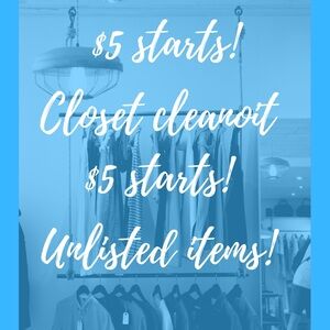 Unlisted items. As Described. No cancellations.